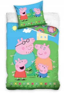 Pepa Pig - Postelená Prasa PEPPA 140/200
