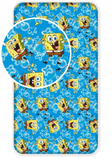 Spongebob - List s elastickým pásom Sponge Bob SpongeBob 90x200