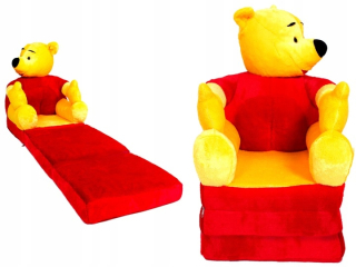 Medvedík Pú - Cuddly Bear Yellow Winnie Mascot