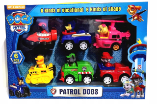 PAW Patrol - PSI PATROL Nastaviť Obrázok hračky 6 ks