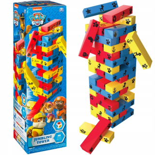 PAW Patrol - Pes hliadka hra JENGA DANCE DREVA DREVENÁ TOW