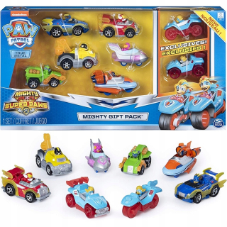 PAW Patrol - Psi hliadka mocných mláďat Kosmo 8 vozidlá s obrázkom