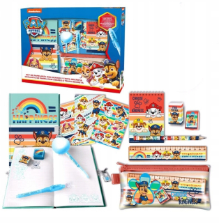 PAW Patrol - Dog Patrol Diary Pencil Case MEGA SET 15 ks