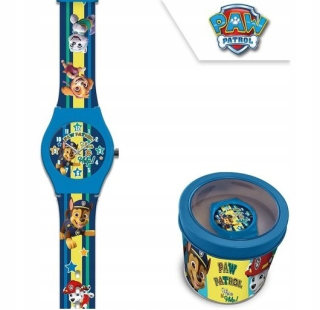 PAW Patrol - PSI Patrol Analógové hodinky v plechovke