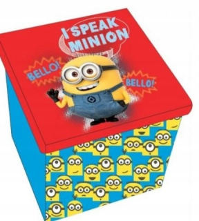 Mimoni - Box Kontajner Pouf Pouf Minion Tools Minions Red