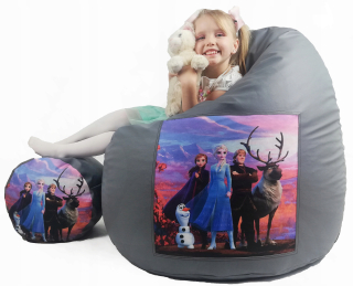 Elsa Frozen - PUFA Retail Ball Poufs Ball Garns Land of Ice