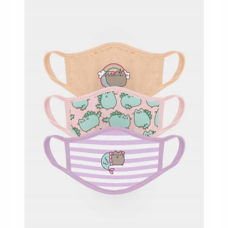 Pusheen - Pushen Mask 3 kusy, 2 filtračné vrstvy