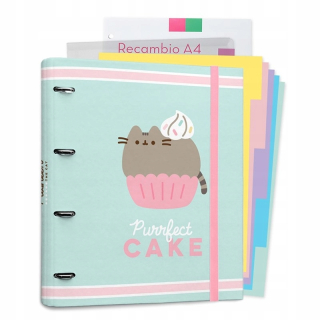 Pusheen - Pushen - Segregator s listami z kolekcie Foodie