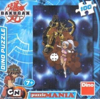 Bakugan - Puzzle 100 Bakugan Julie a Gold Dino