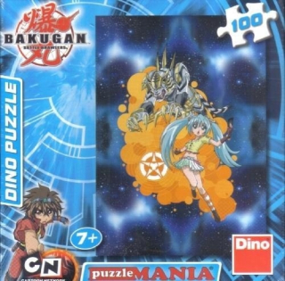 Bakugan - Puzzle 100 Bakugan Runa a Tige Dino