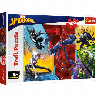 SPIDERMAN - Puzzle 100 Top Nohy / Marvel Spiderman 16347