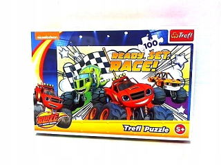 Blaze a Monster autá - Puzzle 100 Pripravené na preteky 16301