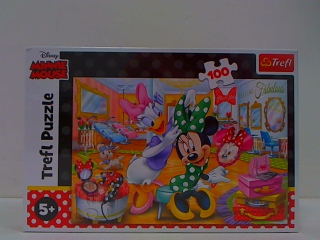 Minnie Mouse - Puzzle 100 Minnie v kozmetickom salóne 16387
