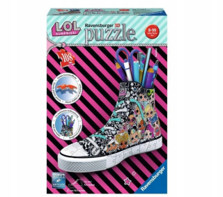 Bábiky LOL - Puzzle 108 lol prekvapenie 3d tenisk ravensburger