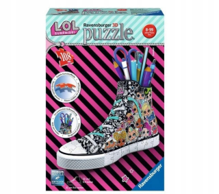 Bábiky LOL - Puzzle 108 lol prekvapenie 3D tenisky