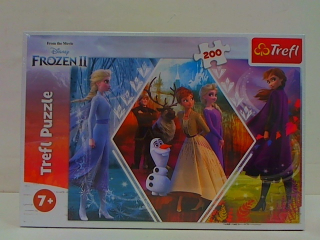 Elsa Frozen - Puzzle 200 sestry v krajine ľadu / mrazené II 13249