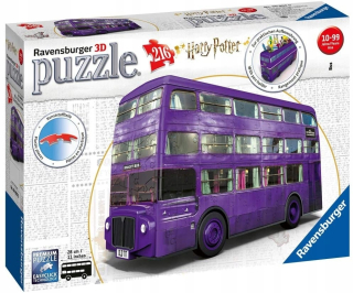 HARRY POTTER - Puzzle 216 3D prvky chybné rytier Harry