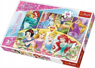 Puzzle 24 Maxi Elements - Princess Disney, Mag