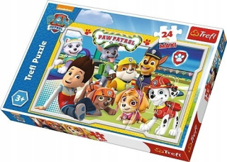 PAW Patrol - Puzzle 24 Maxi Elements - PSI PATROL, Veselé tímy