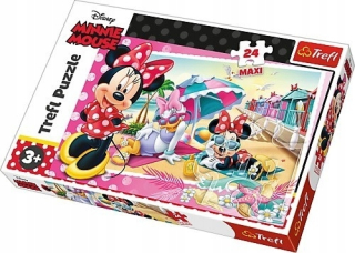 Minnie Mouse - Puzzle 24 Maxi Elements - Minnie Dovolenka