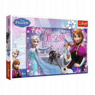Elsa Frozen - Puzzle 260 Láska v krajine ľadu 13195