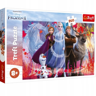 Elsa Frozen - Puzzle 260 Frozen 2 prvky - pri hľadaní prednej strany