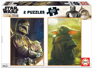 STAR WARS - Puzzle 2x100 Mandarian G3 Educa