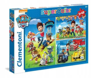 Puzzle 3 × 48 dielikov SUPER COLOR PSI PATROL