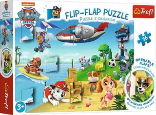 PAW Patrol - Puzzle 36 prvkov s tablom - psi hliadka na wa