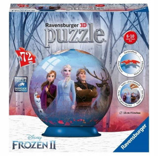Elsa Frozen - 3D puzzle 72 krajina ľadu 2 ravensurger