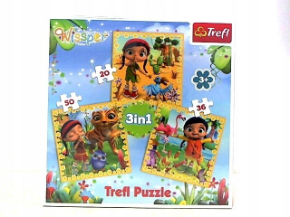 WISSPER - 3IN1 Puzzle zdieľané cesty 34834