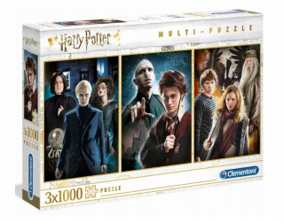 HARRY POTTER - Puzzle 3x1000 Harry Potter 61884 Clementoni