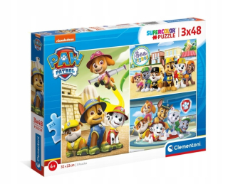 Puzzle 3 × 48 dielov Psi Patrol