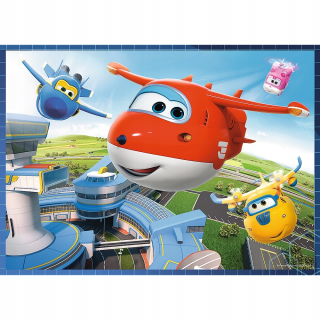 SUPER WINGS - Puzzle 4in1 (12,15,20,24) Super krídla pokrývajúce PACZ