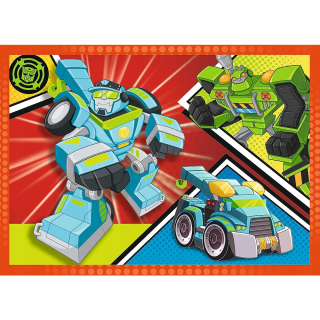 TRANSFORMERS - 4in1 puzzle (12,15,20,24) Tranformers Time na Tran