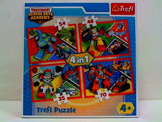 TRANSFORMERS - Puzzle 4in1 Academy Transformers / Hasbro 34313