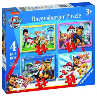 PAW Patrol - Puzzle 4in1 Tím PSI PATROL