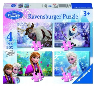Elsa Frozen - Puzzle 4in1 Lord of Ice