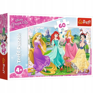 Puzzle 60 Obľúbené princezny 17347