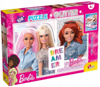 Barbie - Puzzle Barbie Glitter 108 Lisciani Elements