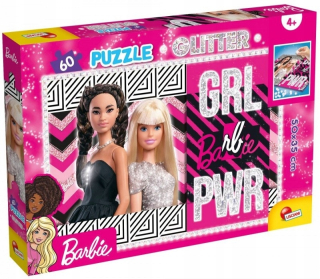 Barbie - Puzzle Barbie Glitter 60 Elements Lisciarian tím