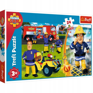 Požiarnik Sam  - Puzzle Maxi 24 Brave Firefighter sám 14290.
