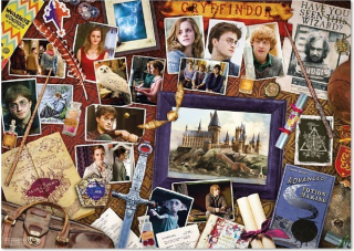 HARRY POTTER - Souvenir hádanky z Rokfortu 500 el. Harry potter tr
