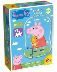 Pepa Pig - Puzzle Peppa puzzle s medvedíkom 12