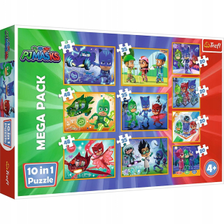 Pyžamasky - Puzzle Trefl Brave Pidżmerssi 10W1