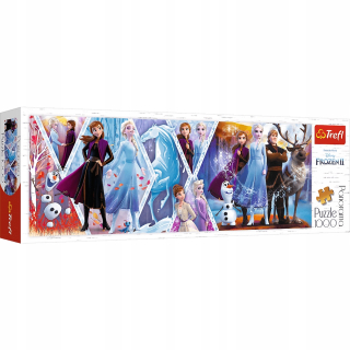 Elsa Frozen - TREFL puzzle. Pozemok Ice 2 Panorama 1000 EL.