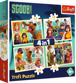 Scooby Doo - Trefl Scooby Doo Puzzle! 4IN