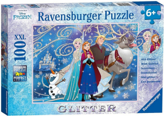 Elsa Frozen - Puzzle XXL 100 prvky. Ľadu