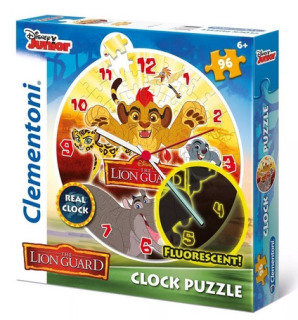 Leví kráľ - Puzzle Hodiny King Lion Clementoni