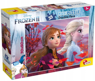 Elsa Frozen - Obojstranné puzzle SuperMaxi 35 Frozen II